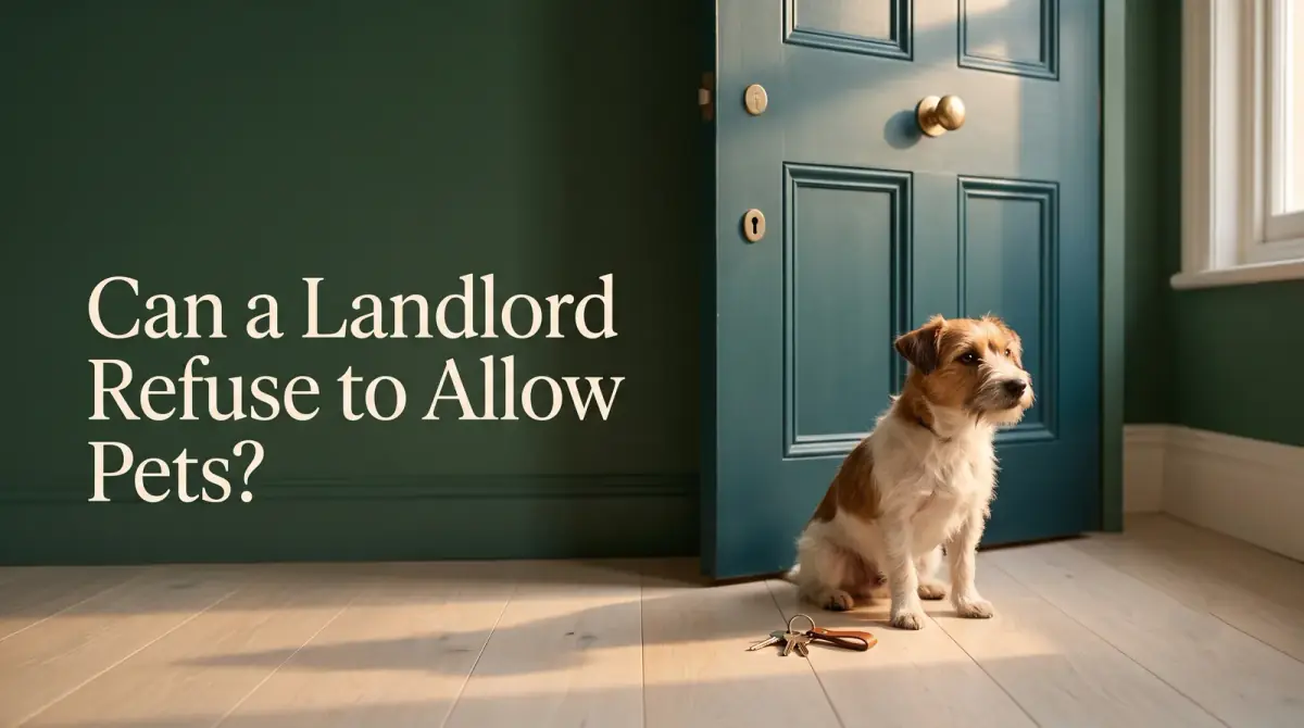 a small dog sitting patiently by a front door beside a set of house keys, warm light