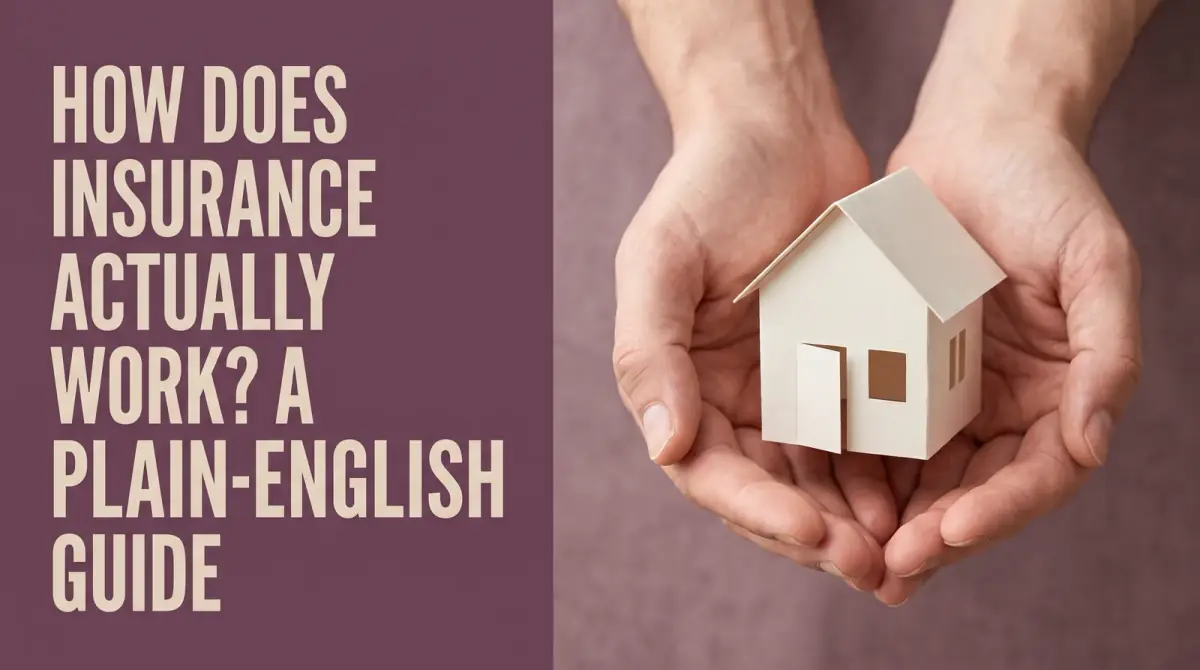 a cupped pair of hands sheltering a small paper house, clean soft background
